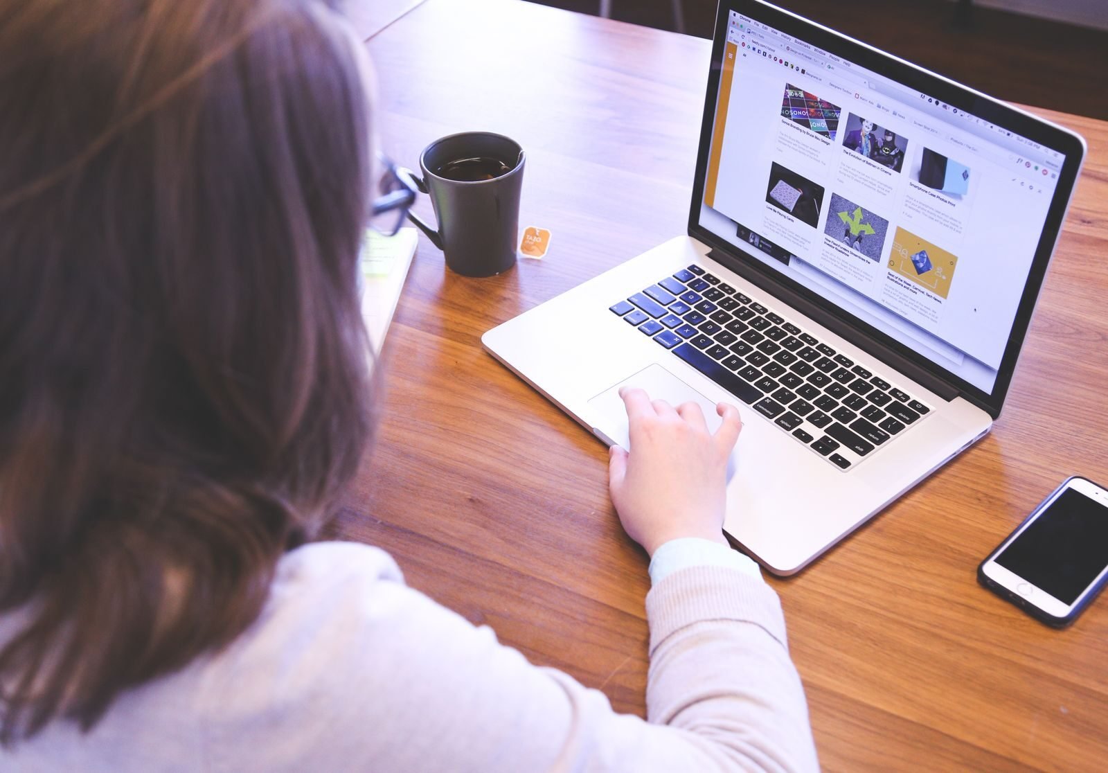 Clean, minimalist website homepage design with ample white space