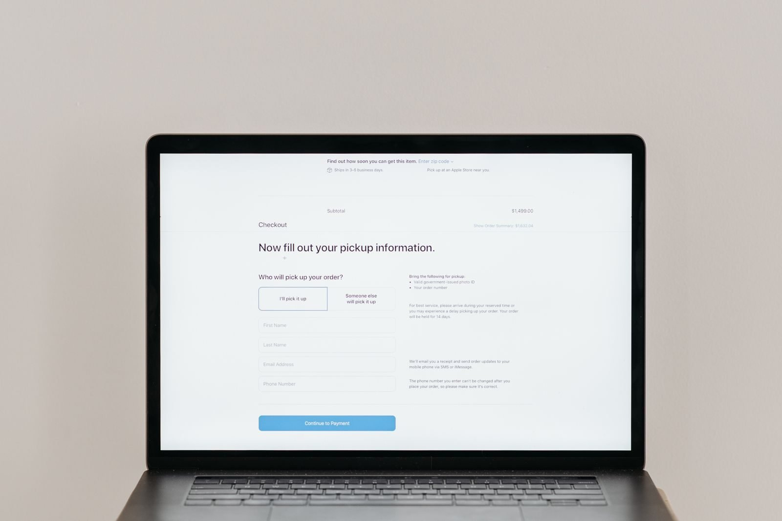 Simple, well-designed website contact form with clear fields